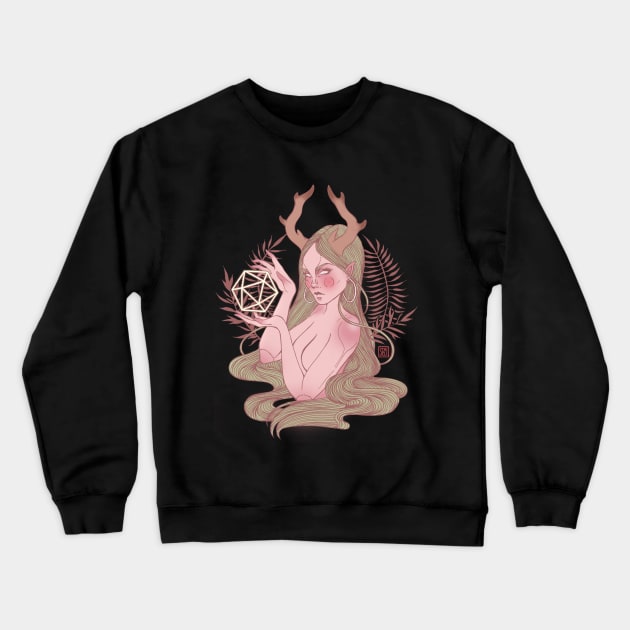 Faun Girl Crewneck Sweatshirt by SeriSeli